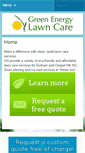 Mobile Screenshot of greenenergylawncare.com